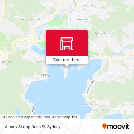 Albany St opp Dunn St map