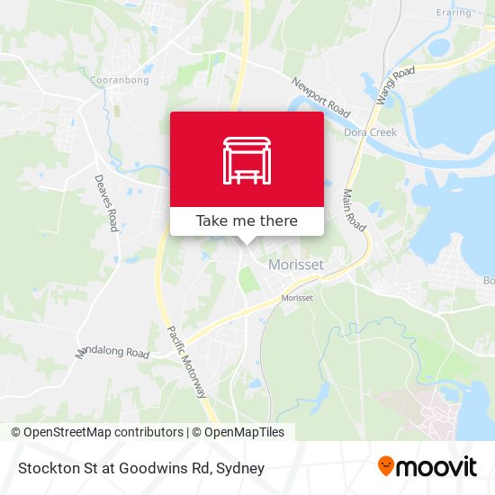 Stockton St at Goodwins Rd map