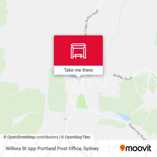 Williwa St opp Portland Post Office map