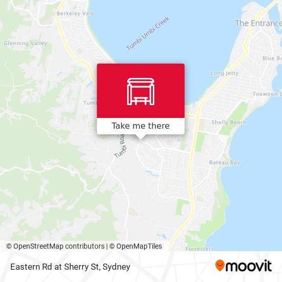 Eastern Rd at Sherry St map
