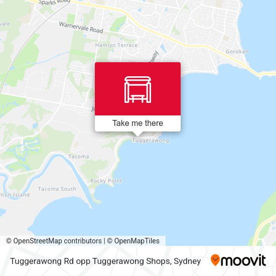 Tuggerawong Rd opp Tuggerawong Shops map