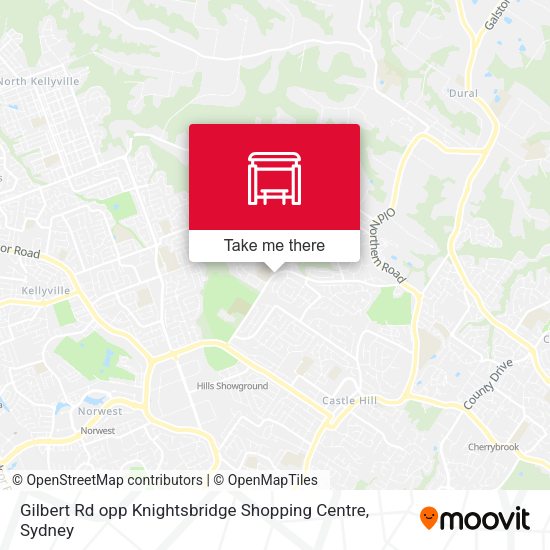 Gilbert Rd opp Knightsbridge Shopping Centre map