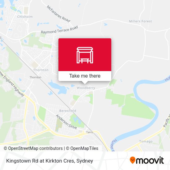 Kingstown Rd at Kirkton Cres map