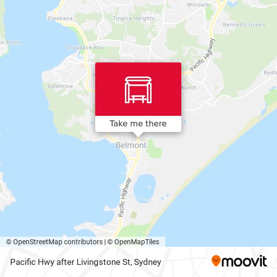 Pacific Hwy after Livingstone St map