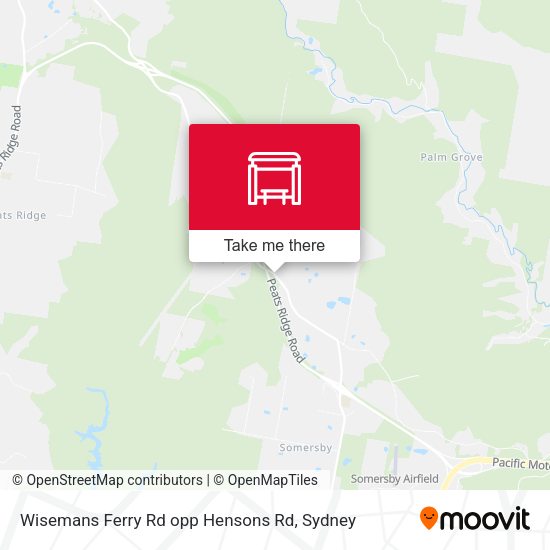 Wisemans Ferry Rd opp Hensons Rd map