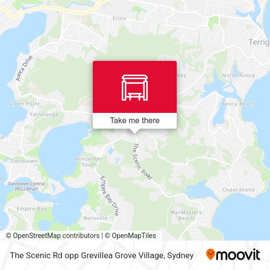 The Scenic Rd opp Grevillea Grove Village map