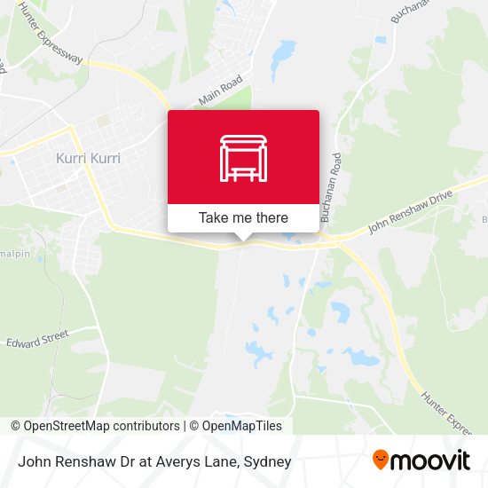 John Renshaw Dr at Averys Lane map