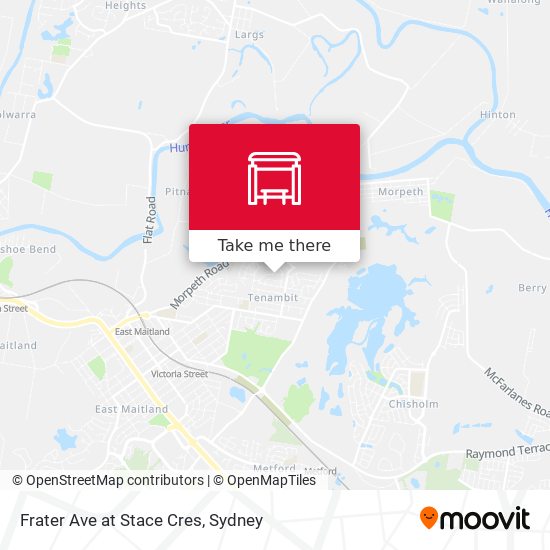 Frater Ave at Stace Cres map