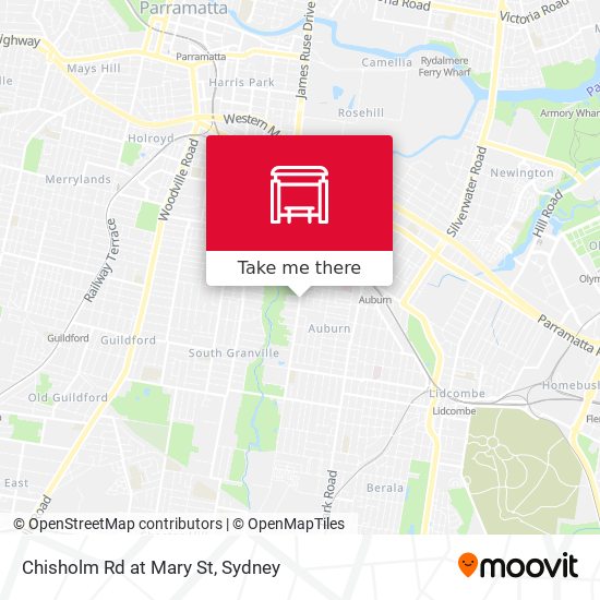 Chisholm Rd at Mary St map