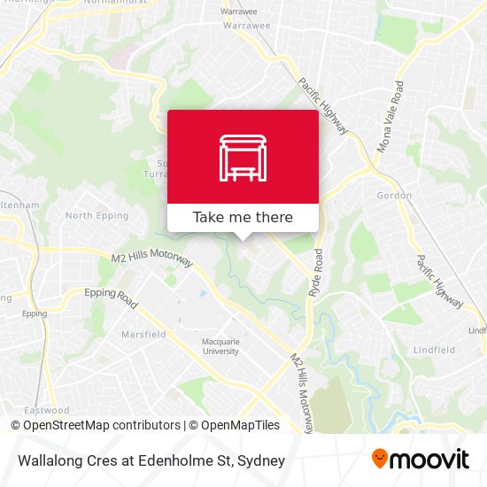 Wallalong Cres at Edenholme St map