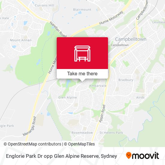 Englorie Park Dr opp Glen Alpine Reserve map