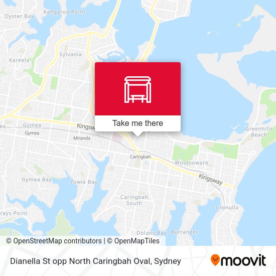 Dianella St opp North Caringbah Oval map