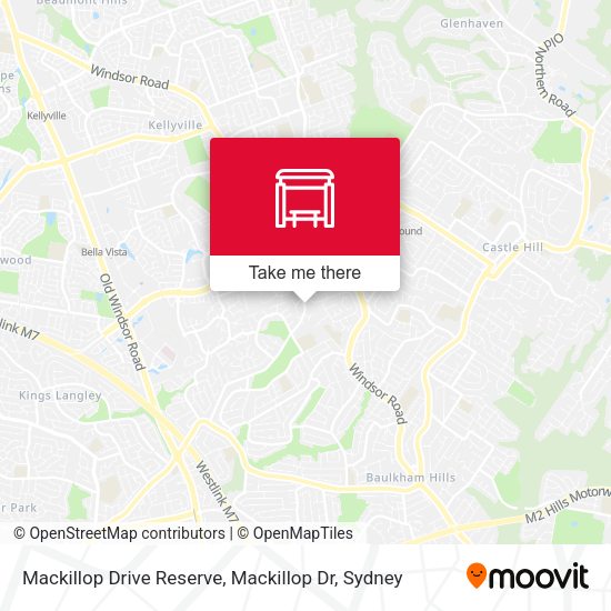Mackillop Drive Reserve, Mackillop Dr map