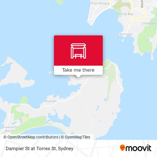 Dampier St at Torres St map