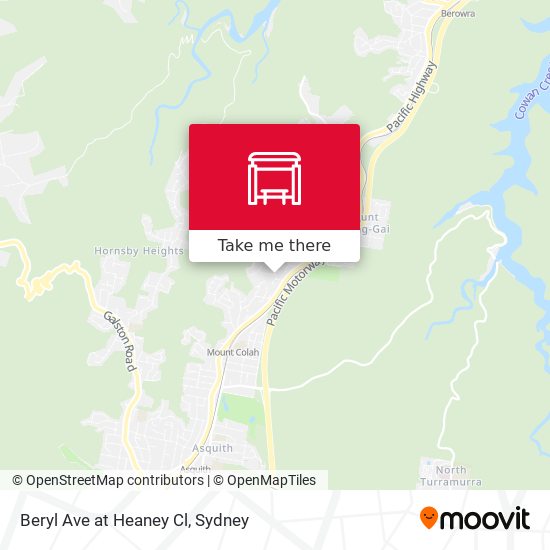 Beryl Ave at Heaney Cl map