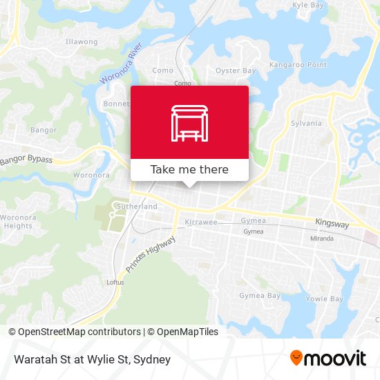 Waratah St at Wylie St map