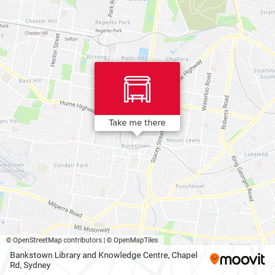 Bankstown Library and Knowledge Centre, Chapel Rd map