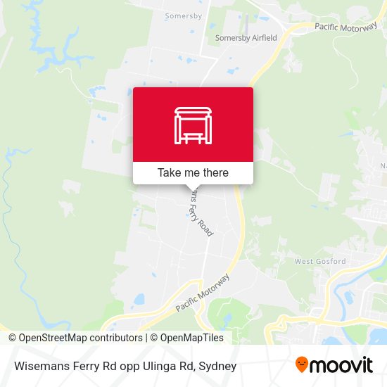 Wisemans Ferry Rd opp Ulinga Rd map