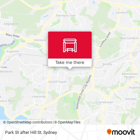 Park St after Hill St map