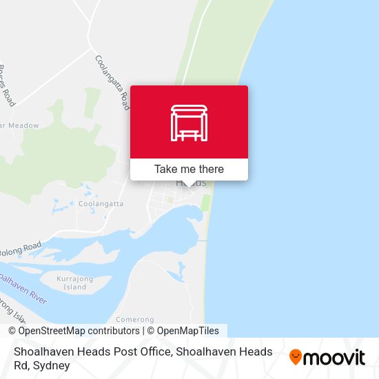 Shoalhaven Heads Post Office, Shoalhaven Heads Rd map