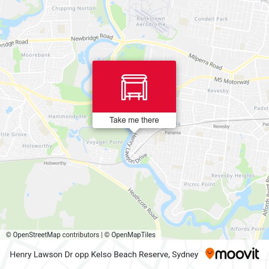 Henry Lawson Dr opp Kelso Beach Reserve map