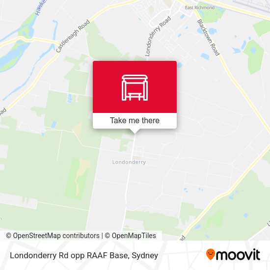 Londonderry Rd opp RAAF Base map