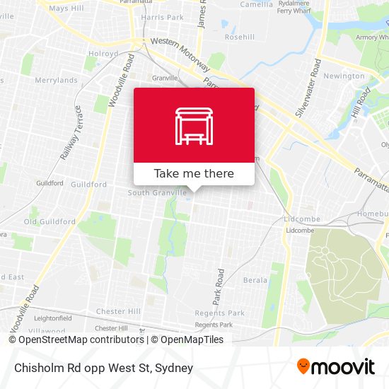 Chisholm Rd opp West St map