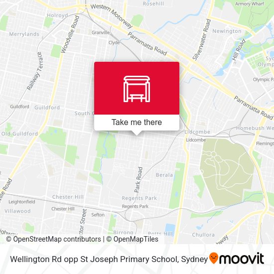 Wellington Rd opp St Joseph Primary School map