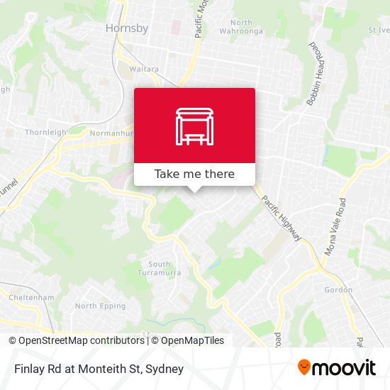 Finlay Rd at Monteith St map