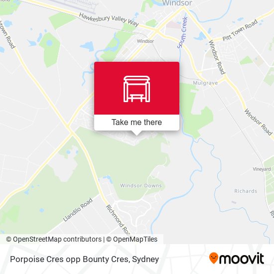 Porpoise Cres opp Bounty Cres map