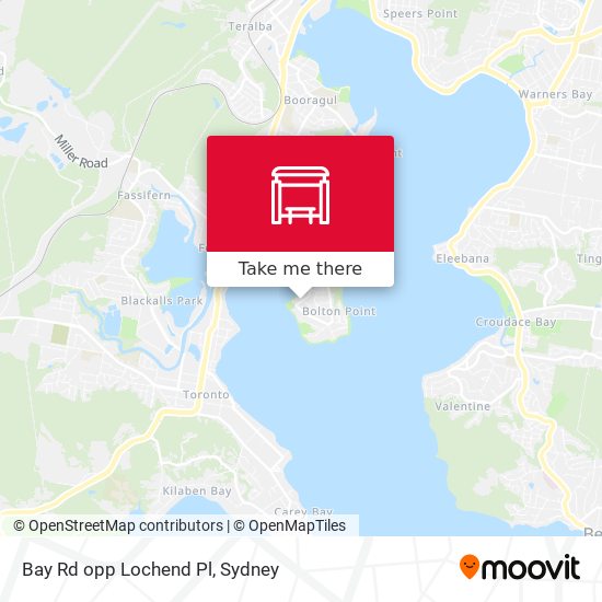 Bay Rd opp Lochend Pl map