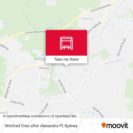 Winifred Cres after Alexandra Pl map