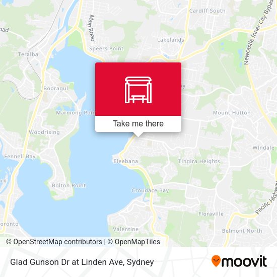 Glad Gunson Dr at Linden Ave map