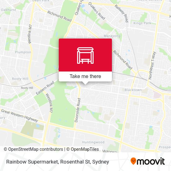 Rainbow Supermarket, Rosenthal St map