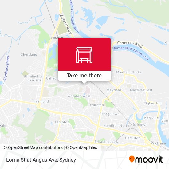 Lorna St at Angus Ave map