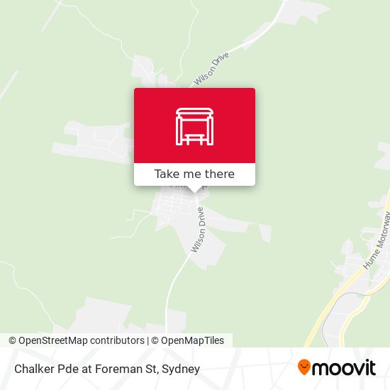 Chalker Pde at Foreman St map