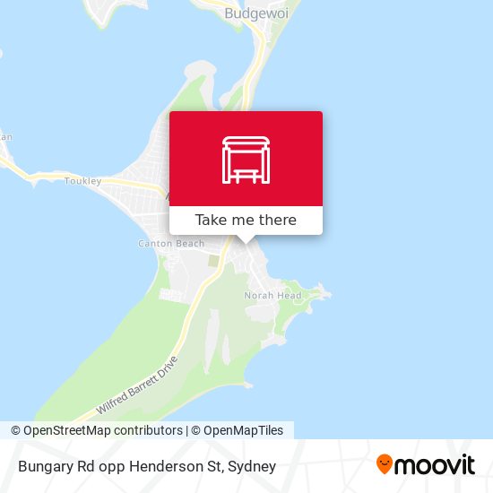 Bungary Rd opp Henderson St map