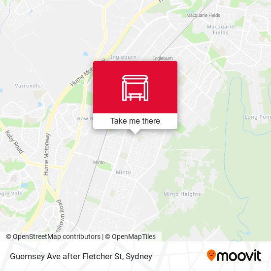 Guernsey Ave after Fletcher St map