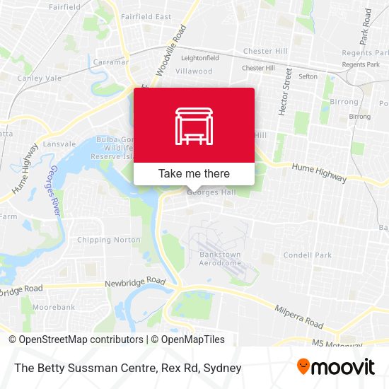 The Betty Sussman Centre, Rex Rd map