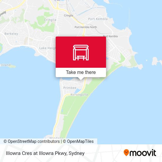 Illowra Cres at Illowra Pkwy map