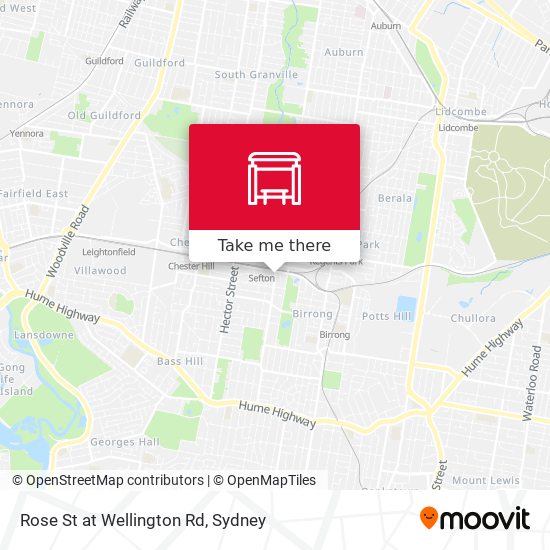 Rose St at Wellington Rd map
