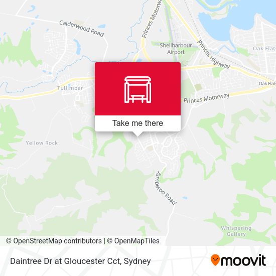 Daintree Dr at Gloucester Cct map