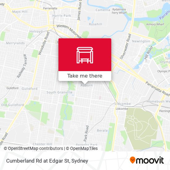 Cumberland Rd at Edgar St map