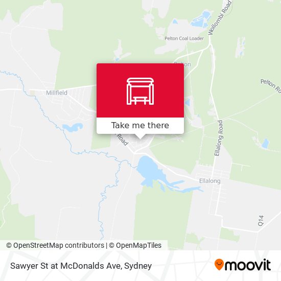 Sawyer St at McDonalds Ave map