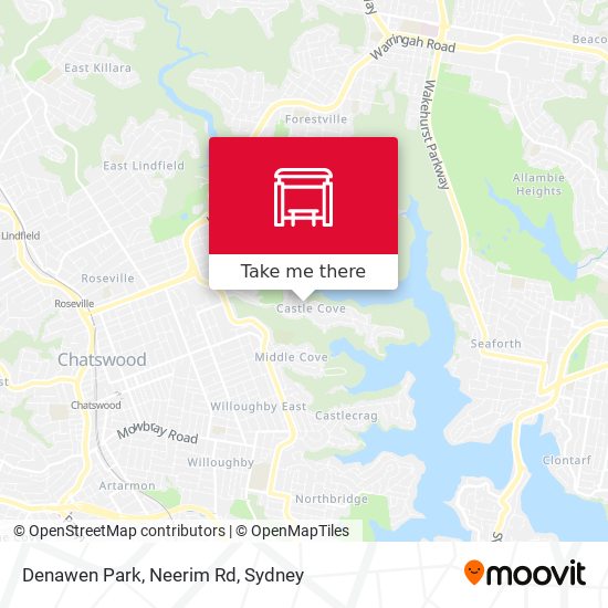 Denawen Park, Neerim Rd map