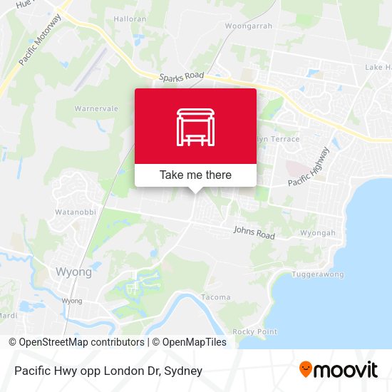 Pacific Hwy opp London Dr map