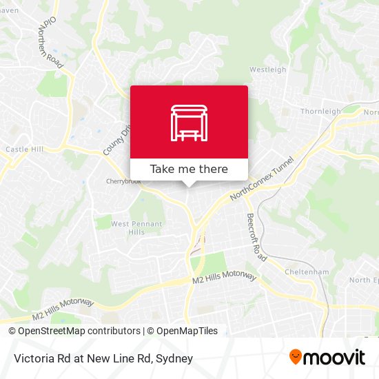 Victoria Rd at New Line Rd map