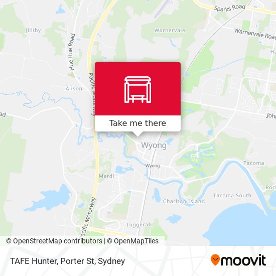 TAFE Hunter, Porter St map