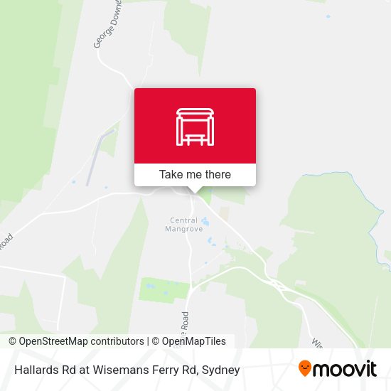 Hallards Rd at Wisemans Ferry Rd map