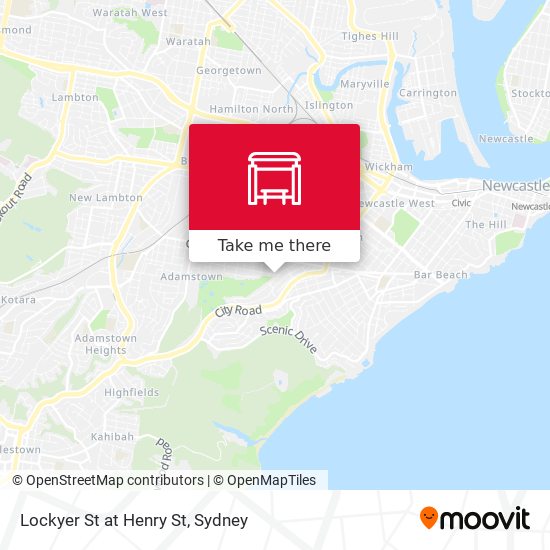 Lockyer St at Henry St map